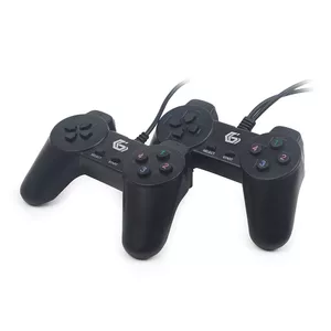 Gembird JPD-UB2-01 Gaming Controller Black USB 2.0 Gamepad PC