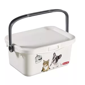 Box with lid and handle Multiboxx 3L 26x18x11cm Cat&amp;Dog