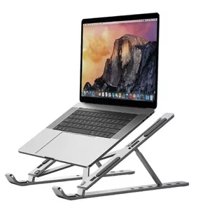 Riff RF-0085 2in1 Metall Portable Notebook (10-17") / Tablet / Phone Perfect adjustable Angle Stand & Cooler Pad