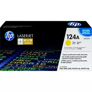 HP 124A Yellow Original LaserJet Toner Cartridge