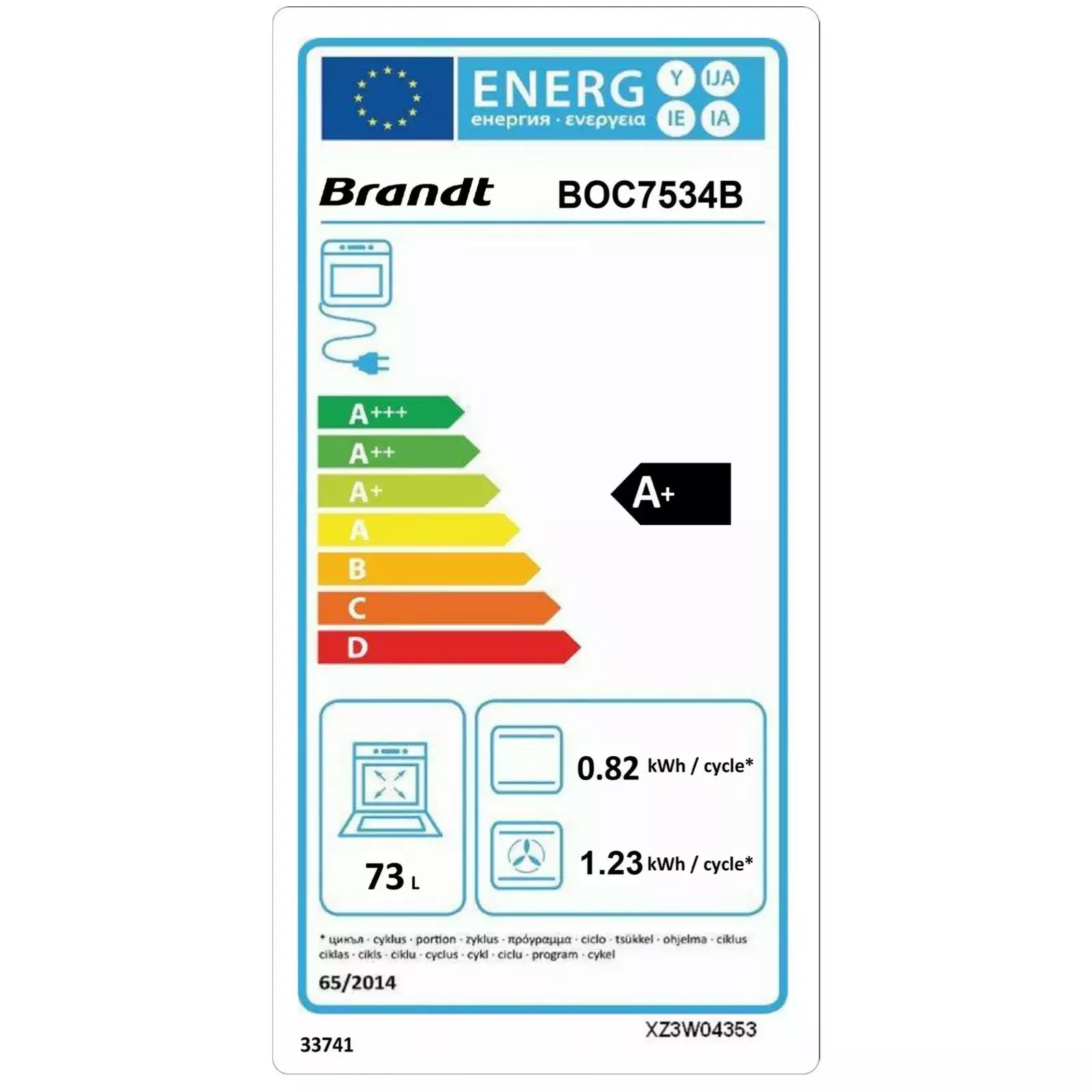 BRANDT BOC7534B Photo 4