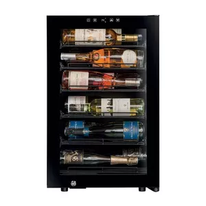 La Sommelière COLLECTION wine cooler Compressor wine cooler Freestanding Black 22 bottle(s)