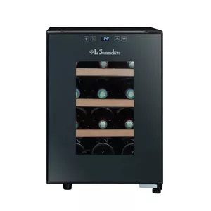 La Sommelière LS12SILENCE wine cooler Thermoelectric wine cooler Freestanding Black 12 bottle(s)