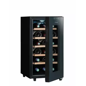 La Sommelière LS18CB wine cooler Thermoelectric wine cooler Freestanding Black 18 bottle(s)