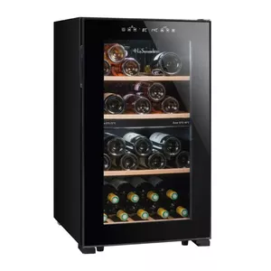 La Sommelière LS512ZBLACK wine cooler Freestanding Black 50 bottle(s)