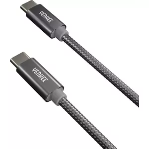 2.0 USB C - USB C sinhronizācijas un uzlādes kabelis Yenkee YCUC102SR