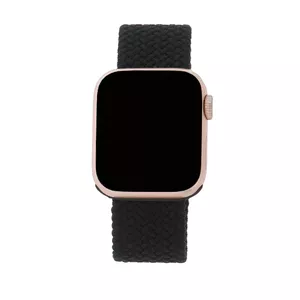 Apple Watch 38|40|41 mm garuma 135 mm elastīga siksniņa S, melna