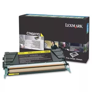 Lexmark C746A1YG toner cartridge 1 pc(s) Original Yellow