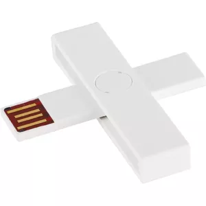 +ID smart card reader USB Blister, white