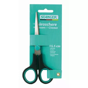 Stanger 340102 stationery/craft scissors Universal Straight cut Black, Turquoise