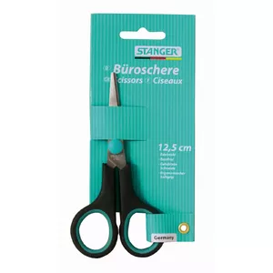 Stanger 340103 stationery/craft scissors Universal Straight cut Black, Turquoise