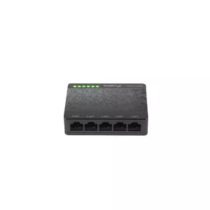 Lanberg DSP1-1005 network switch Unmanaged Gigabit Ethernet (10/100/1000) Black, Grey