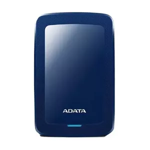 ADATA HDD Ext HV300 1TB Blue external hard drive Black