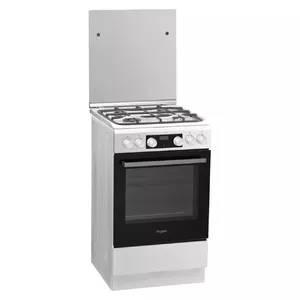 Whirlpool WS5G8CHWE cooker Freestanding cooker Gas Black, White
