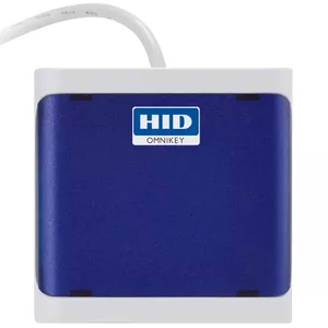HID Identity OMNIKEY 5022 smart card reader Indoor USB 2.0 Blue