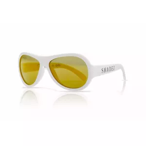 Akcija! SHADEZ Classic White Junior bērnu saulesbrilles, 3-7 gadi