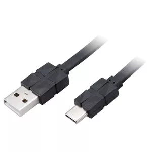 Akasa AK-CBUB43-10BK USB cable 1 m USB 2.0 USB C USB A Black