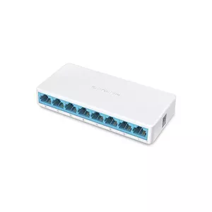 Mercusys MS108 tīkla pārslēgs Nepārvaldīts Fast Ethernet (10/100) Balts