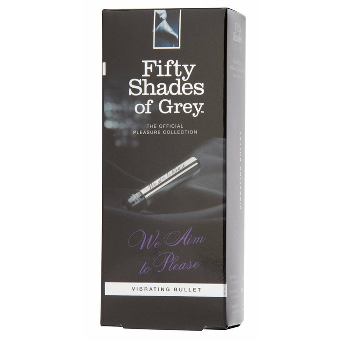 Вибропуля Fifty Shades of Grey Sensation, черная 82934 - Fifty Shades Of Grey - Вибрирующие пули - Купить