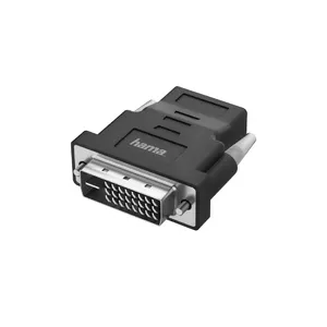 Hama 00200338 video kabeļu aksesuārs DVI-D HDMI Melns