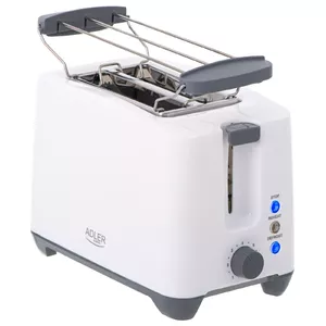 Adler AD 3216 toaster 2 slice(s) 1000 W Grey, White