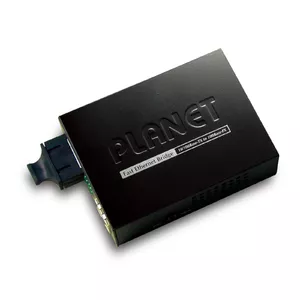 PLANET FT-802S50 tīlkla mediju pārveidotājs 100 Mbit/s 1310 nm Viens režīms Melns