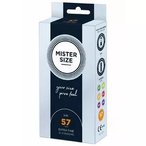 Mister Size 57mm pack of 10