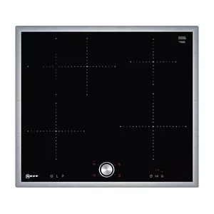 Neff T46BT60N0 hob Black, Stainless steel Built-in Zone induction hob 4 zone(s)