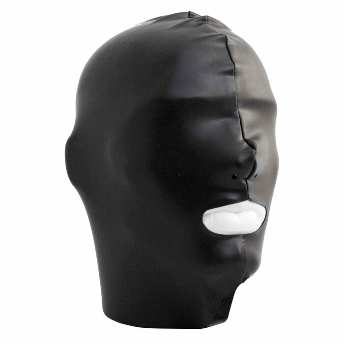 Маска с отверстием для рта Pipedream Fetish Fantasy Series Open Mouth Hood, черный 3855-02 PD - PipeDream - Глухие, Шлемы, Полушлемы - Купить