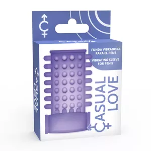 CASUAL LOVE- CASUAL RING VIBRATING SLEEVE PURPLE