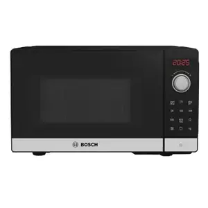 Bosch Serie 2 FEL023MS2 microwave Countertop Solo microwave 20 L 800 W Black, Stainless steel