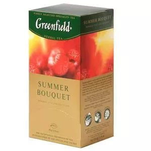 GREENFIELD Summer Bouquet zāļu tēja 25x2g