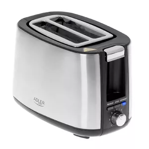 Adler AD 3214 toaster 7 2 slice(s) 900 W Silver