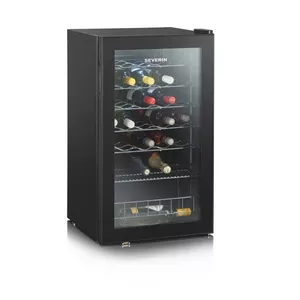 Severin KS 9894 wine cooler Compressor wine cooler Freestanding Black 33 bottle(s)