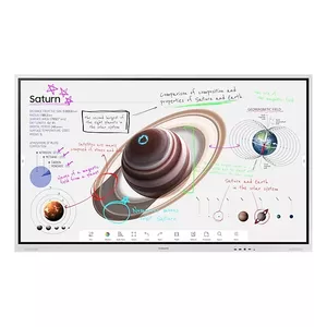 Samsung WM75B interactive whiteboard 190,5 cm (75") 3840 x 2160 пикселей Сенсорный экран Серый USB / Bluetooth