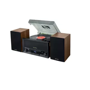 Muse MT-120 MB Home audio midi system Black, Transparent, Wood Manual