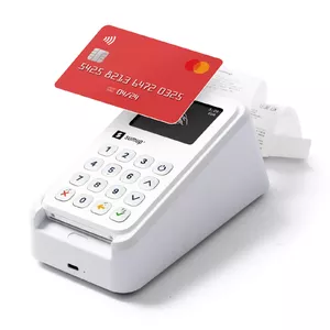 SumUp 3G+ Payment Kit viedkaršu nolasītājs Iekštelpu/āra Baterija Wi-Fi + 4G Balts
