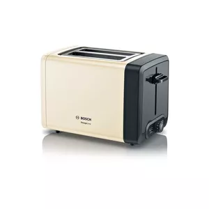 Bosch TAT4P427 toaster 2 slice(s) 970 W Black, Cream