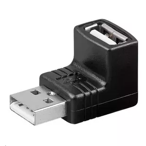 Microconnect USBAMAFA kabeļu spraudņu pāreja USB A Melns