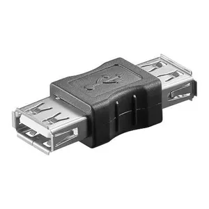 Microconnect USB 2.0 A-A F-F USB A Melns