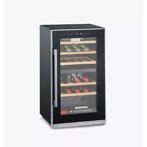 Severin WKS 8894 wine cooler Compressor wine cooler Freestanding Black 28 bottle(s)