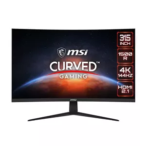 MSI G321CU monitori 80 cm (31.5") 3840 x 2160 pikseļi 4K Ultra HD Melns