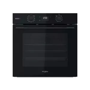 Whirlpool, 71 L, pyrolytic cleaning, black - Built-in oven