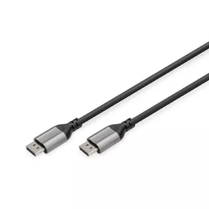 Digitus DB-340105-010-S DisplayPort kabelis 1 m Melns