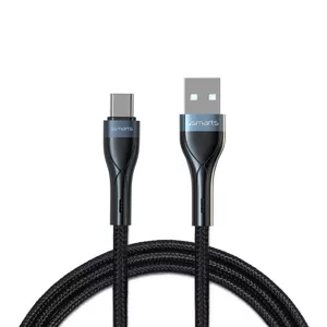 4smarts 540428 USB kabelis 1 m USB 2.0 USB A USB C Melns, Pelēks