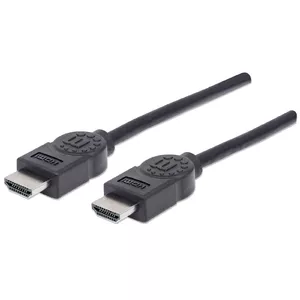 Manhattan 306119 HDMI kabelis 1,8 m HDMI Type A (Standard) Melns