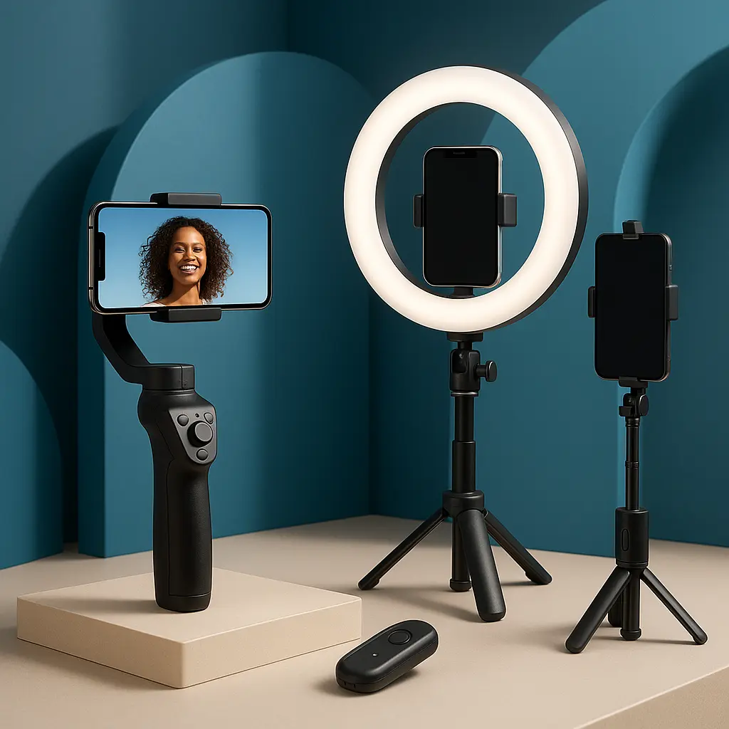 Stabilizatori un Selfie Stiprinājumi