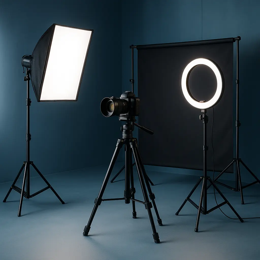 Fotostudiju aprīkojums