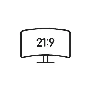 Immersive WQHD Curved Display