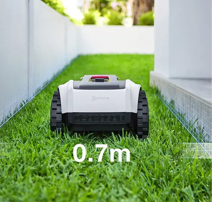 Отличная проходимость по узким проходам для Ecovacs GOAT O800 RTK